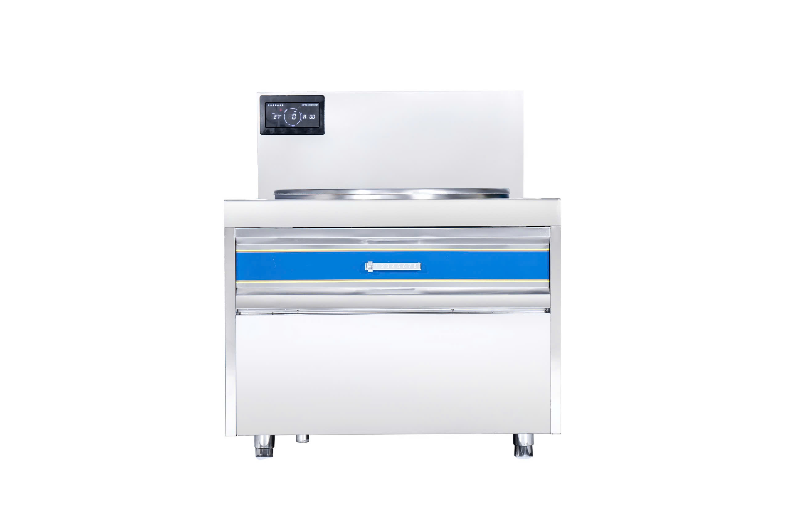 Bếp từ công nghiệp đơn 12KW liền chảo