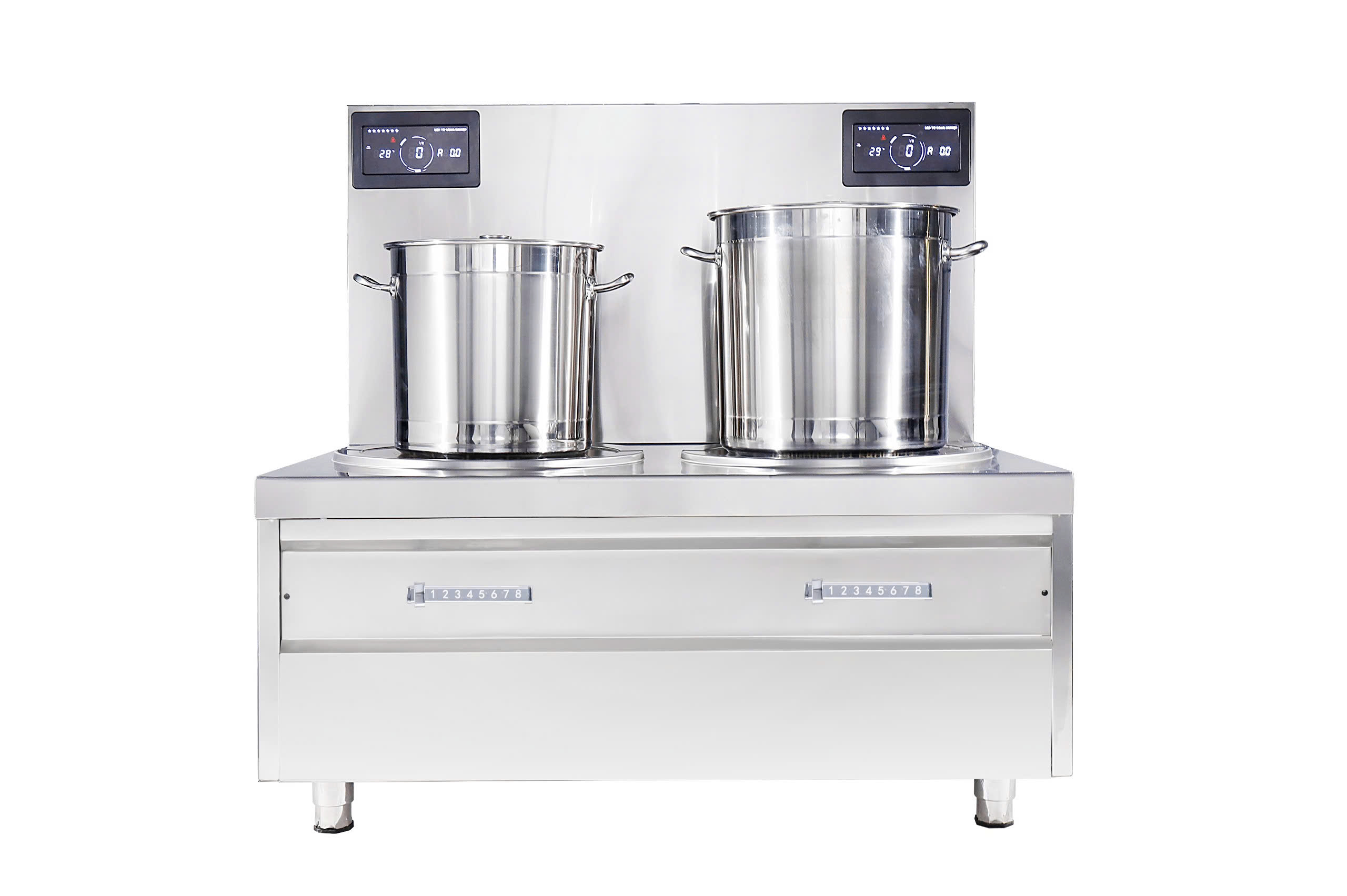 Ảnh 4 của Bếp từ công nghiệp đôi 12KWx2 mặt phẳng