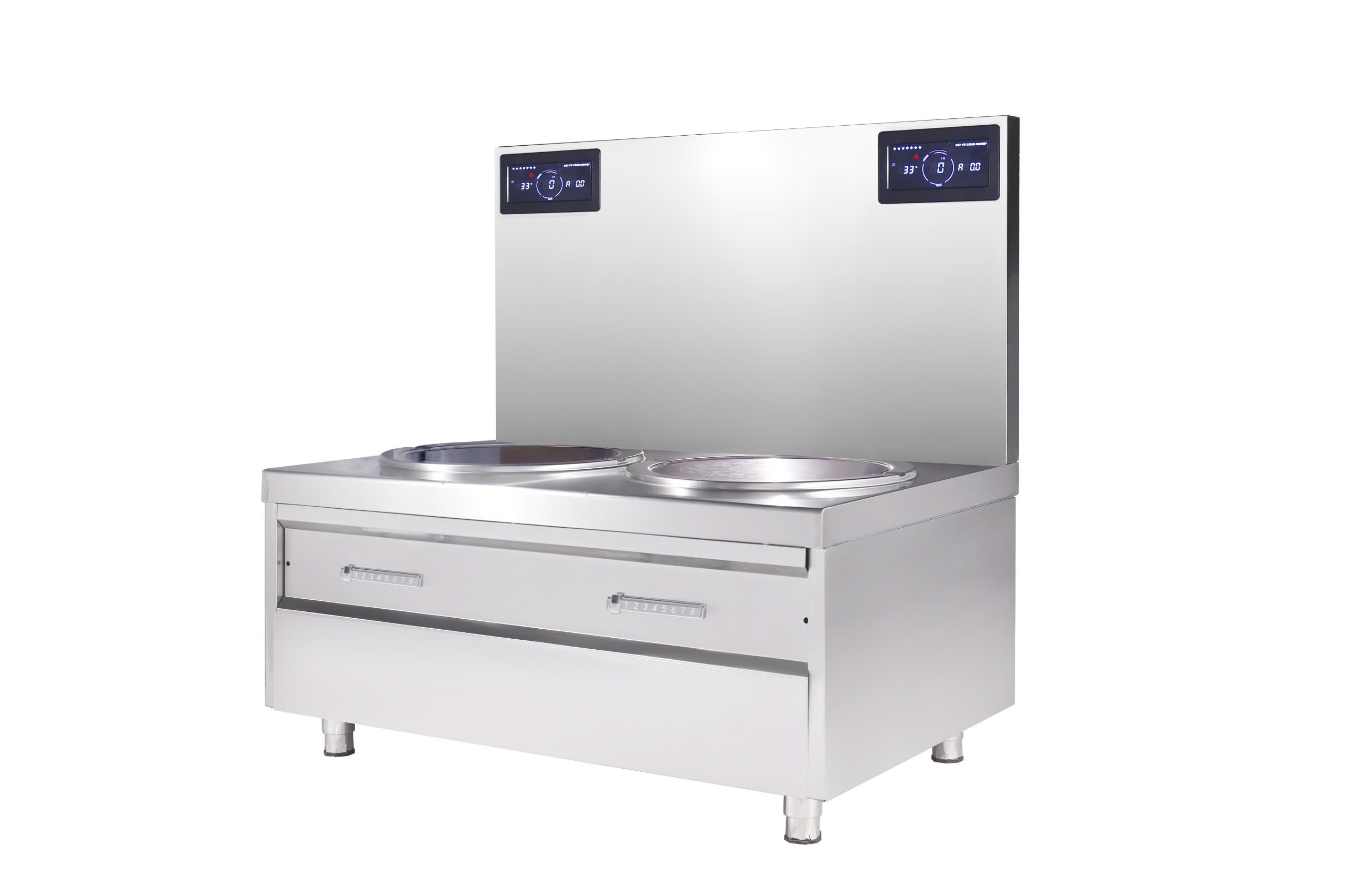 Ảnh 6 của Bếp từ công nghiệp đôi 12KWx2 mặt phẳng