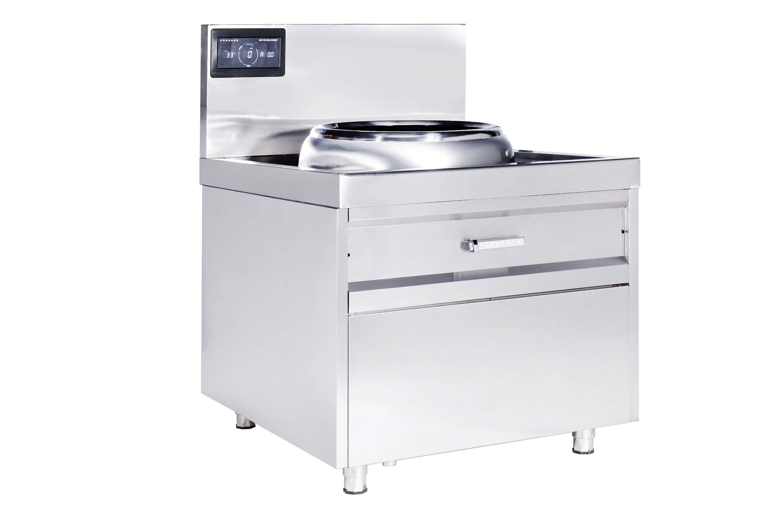 Ảnh 2 của Bếp từ công nghiệp đơn 12KW mặt lõm